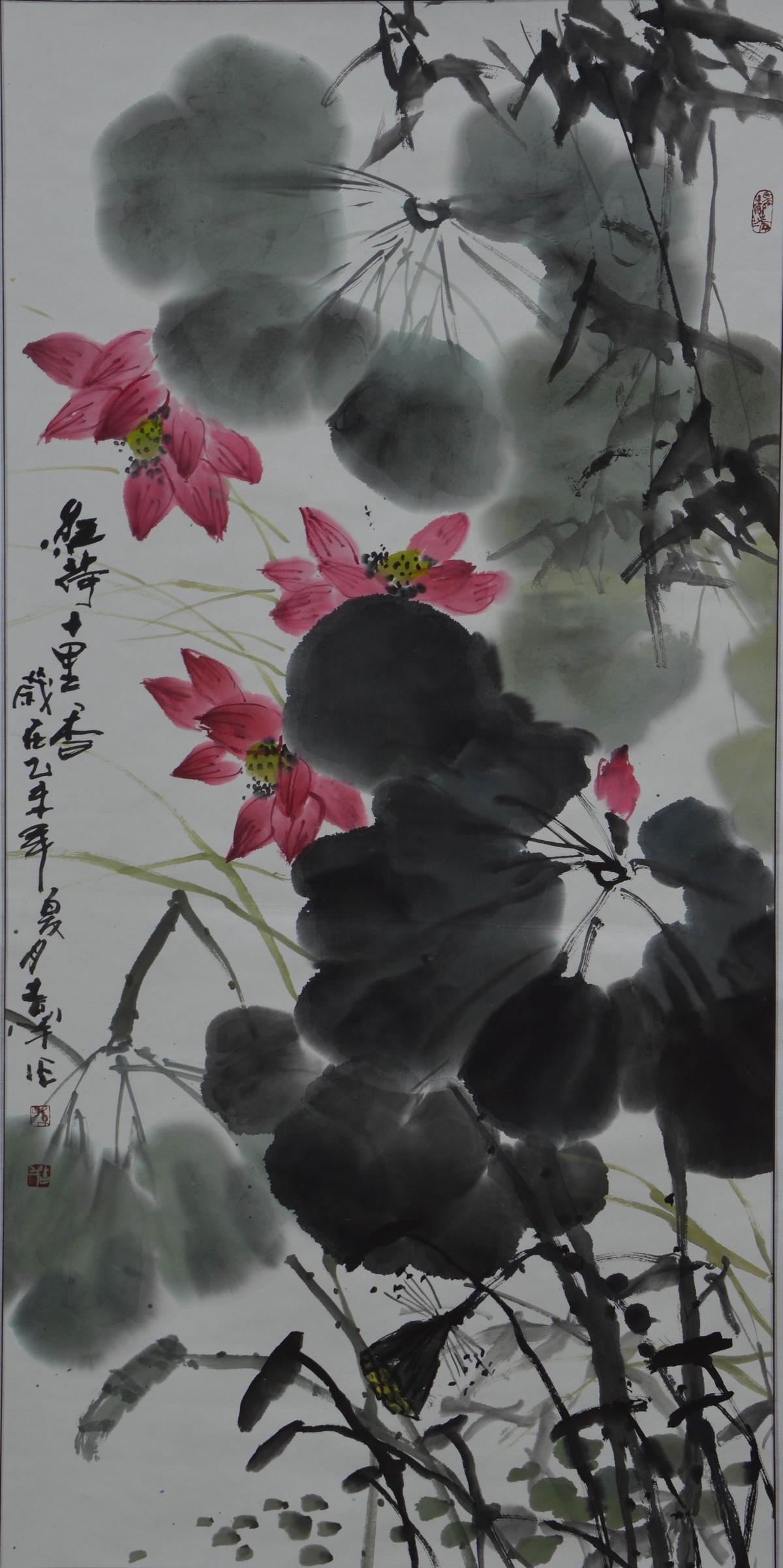 油画孙吉祥大刀阔斧写意泼洒