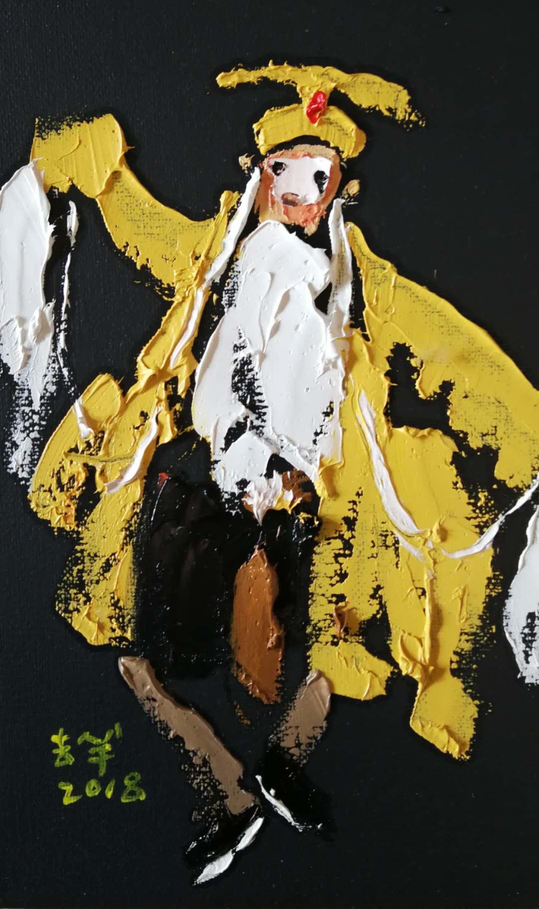 孙吉祥青年时代师从于著名油画家諶北新,王炎霖,著名国画家方济众等