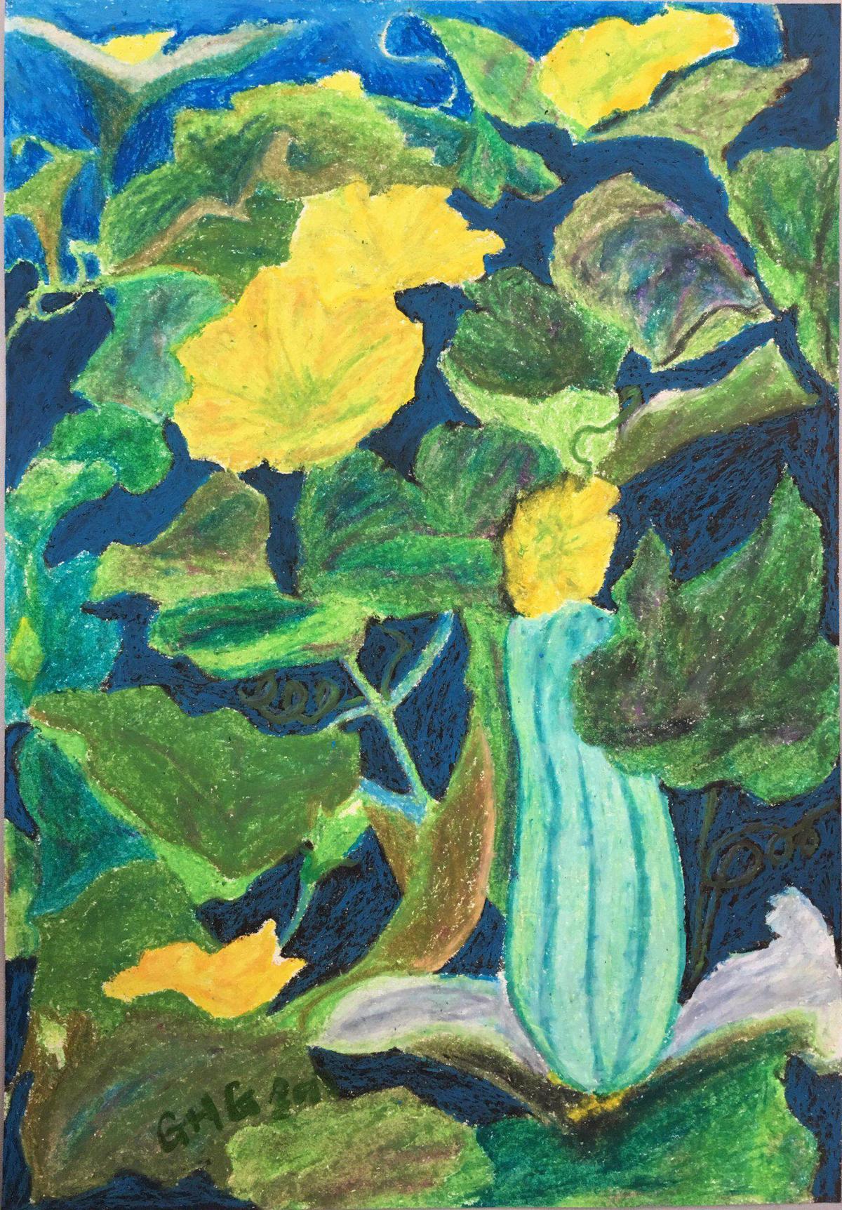 一年来我的花草画法探索