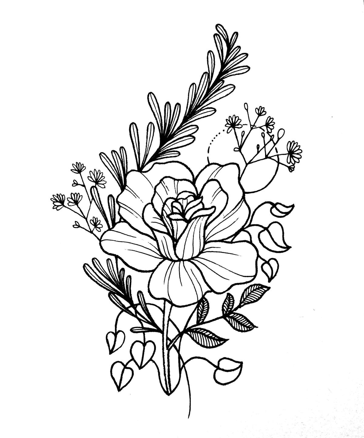 近期线描手绘作品