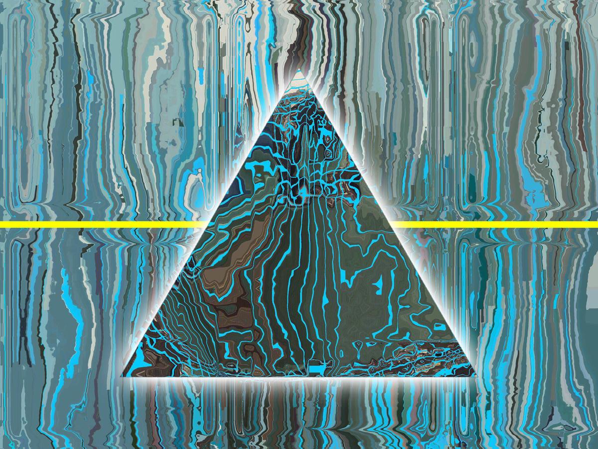 Digital micro-spray on canvas，2017