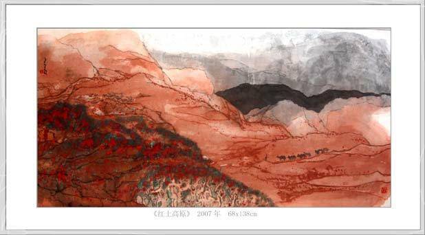 从夏荣的艺术中可以看出,现实世界被画家意象化,纯净化,并加以改造