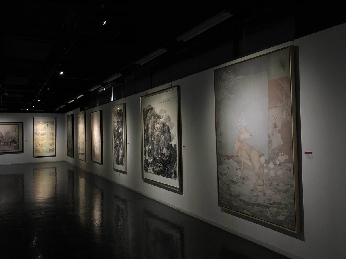 入选第十三届全国美展作品征选暨天津市美术作品展览，坐标天津美术学院美术馆3F。