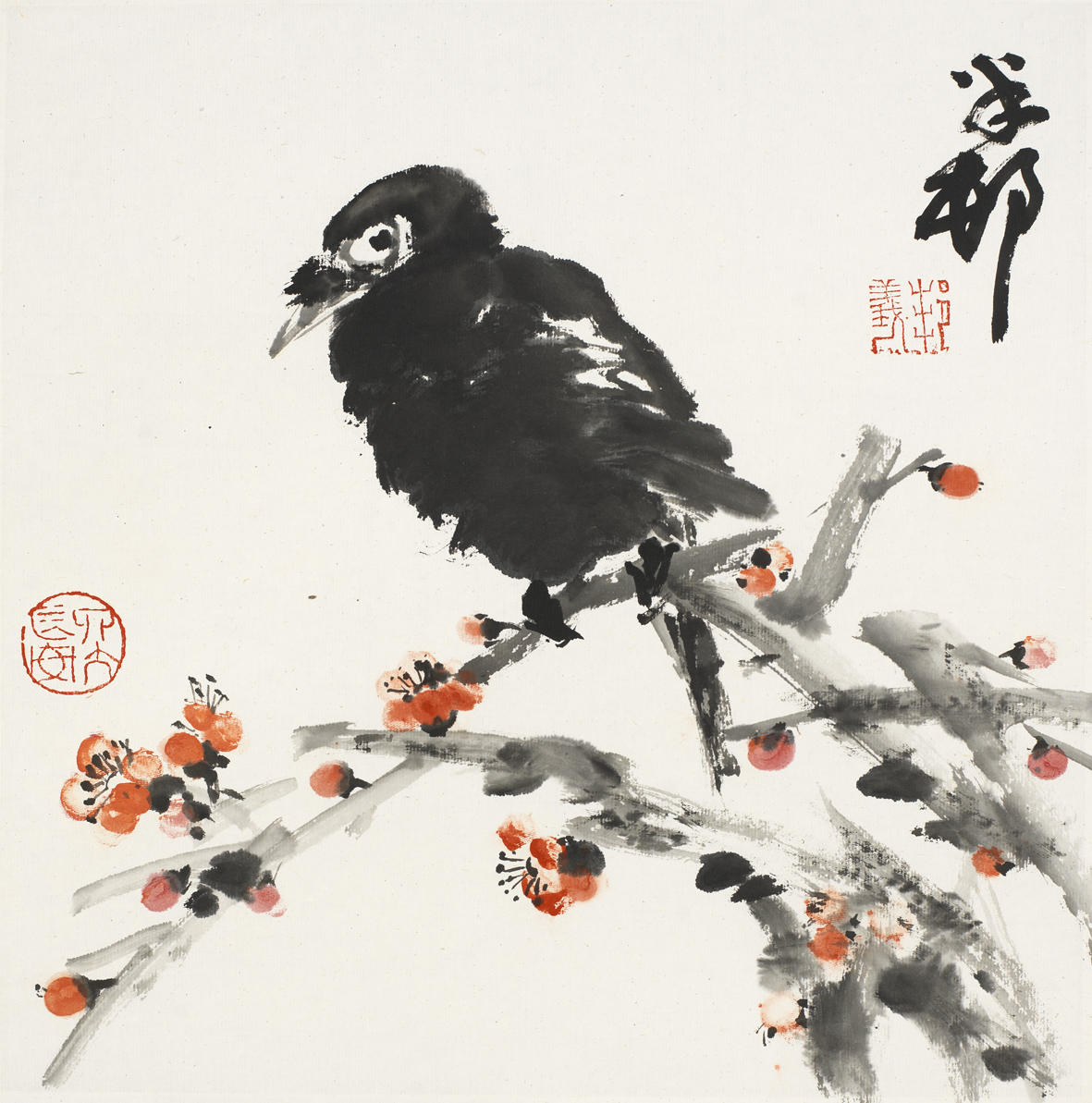 水墨八家倾情力荐郝邦义写意花鸟画作品展