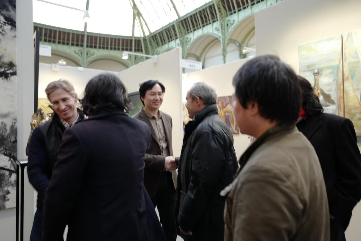 中国艺术家毛锎受邀参加法国大皇宫ART CAPITAL艺术展