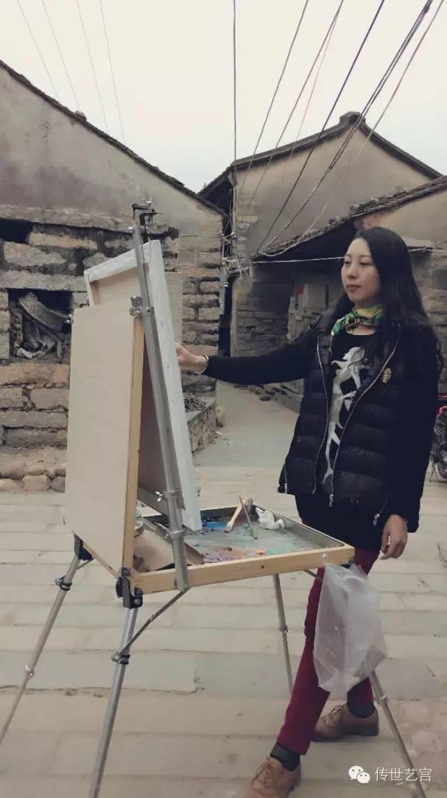 传世艺宫2015油画高级研修班齐聚六鳌 共绘美丽渔村