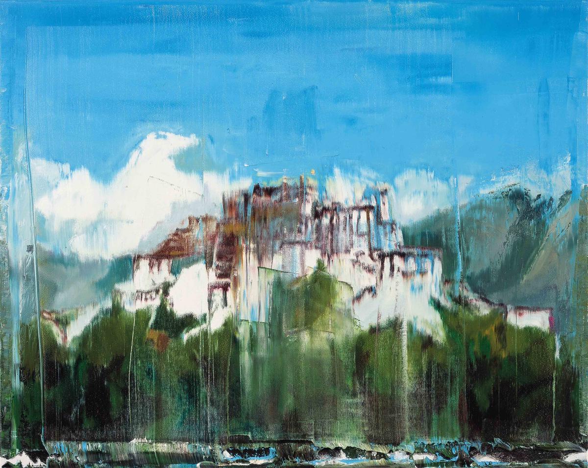 何汶玦日常影像小幅风景油画